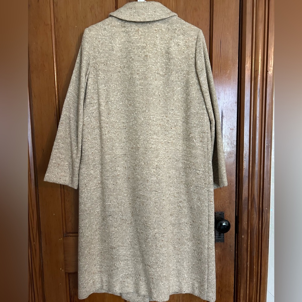 Pendleton Speckled Tan Wool Coat - image 3